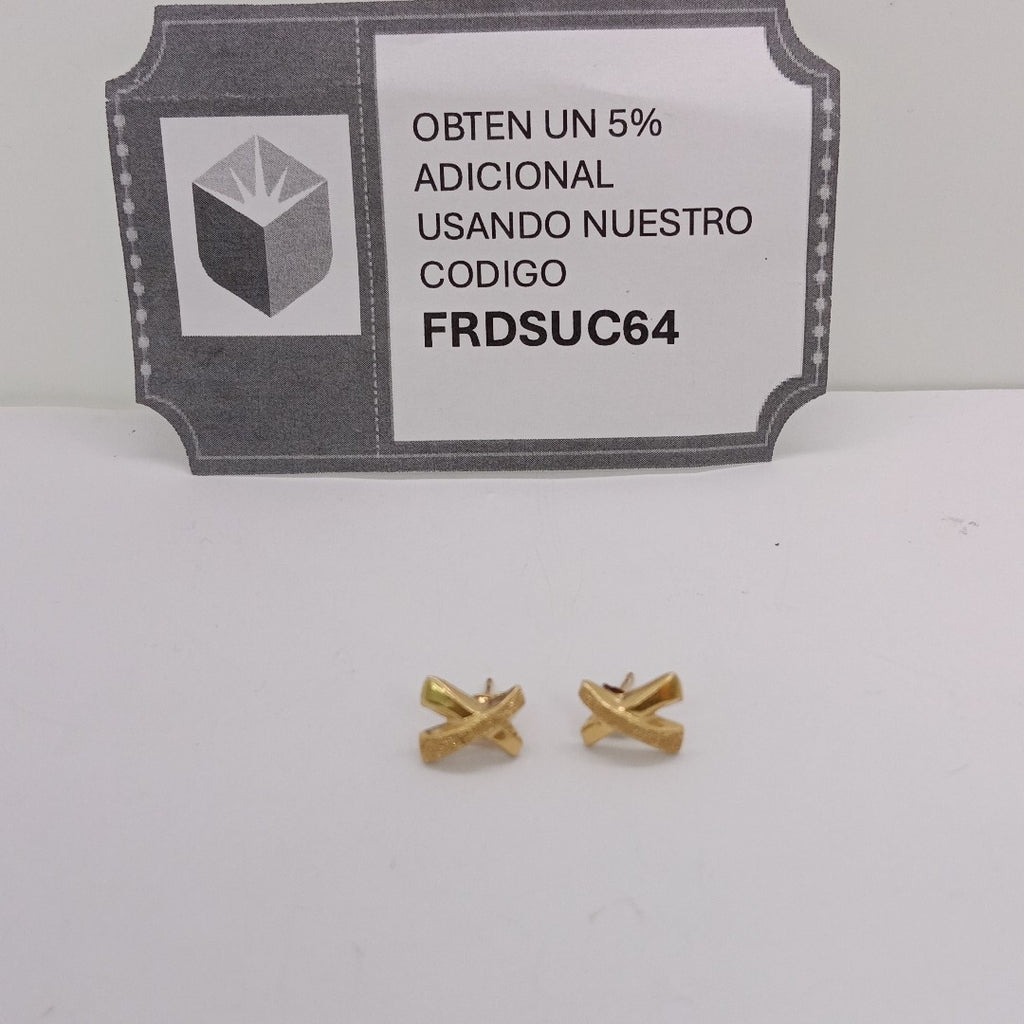 BROQUELES PAR ORO 14 K 1.7 GRMS (SEMINUEVO)
