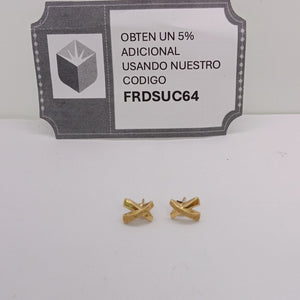 BROQUELES PAR ORO 14 K 1.7 GRMS (SEMINUEVO)
