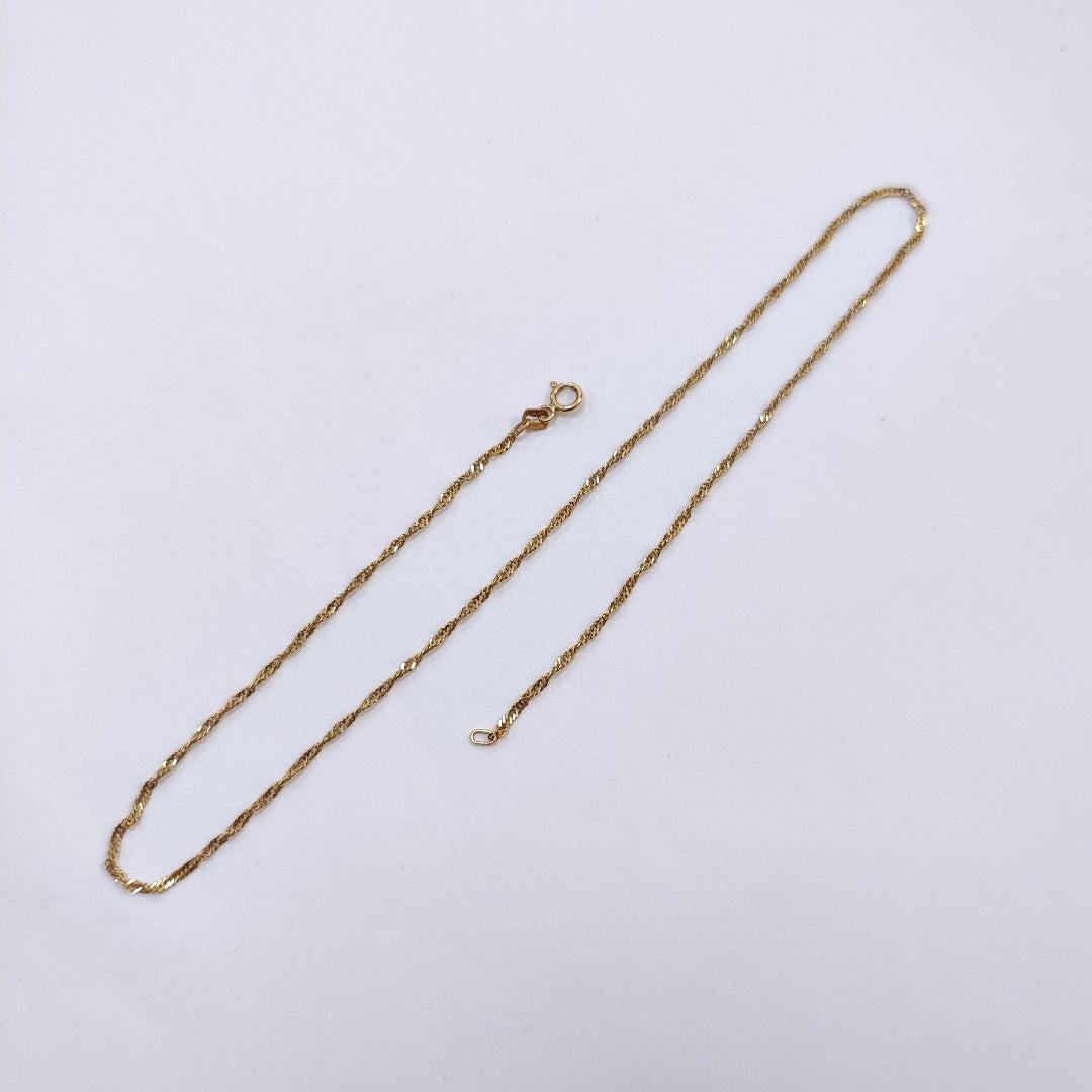 CADENA ORO 14 K 2.2 GRMS (SEMINUEVO)