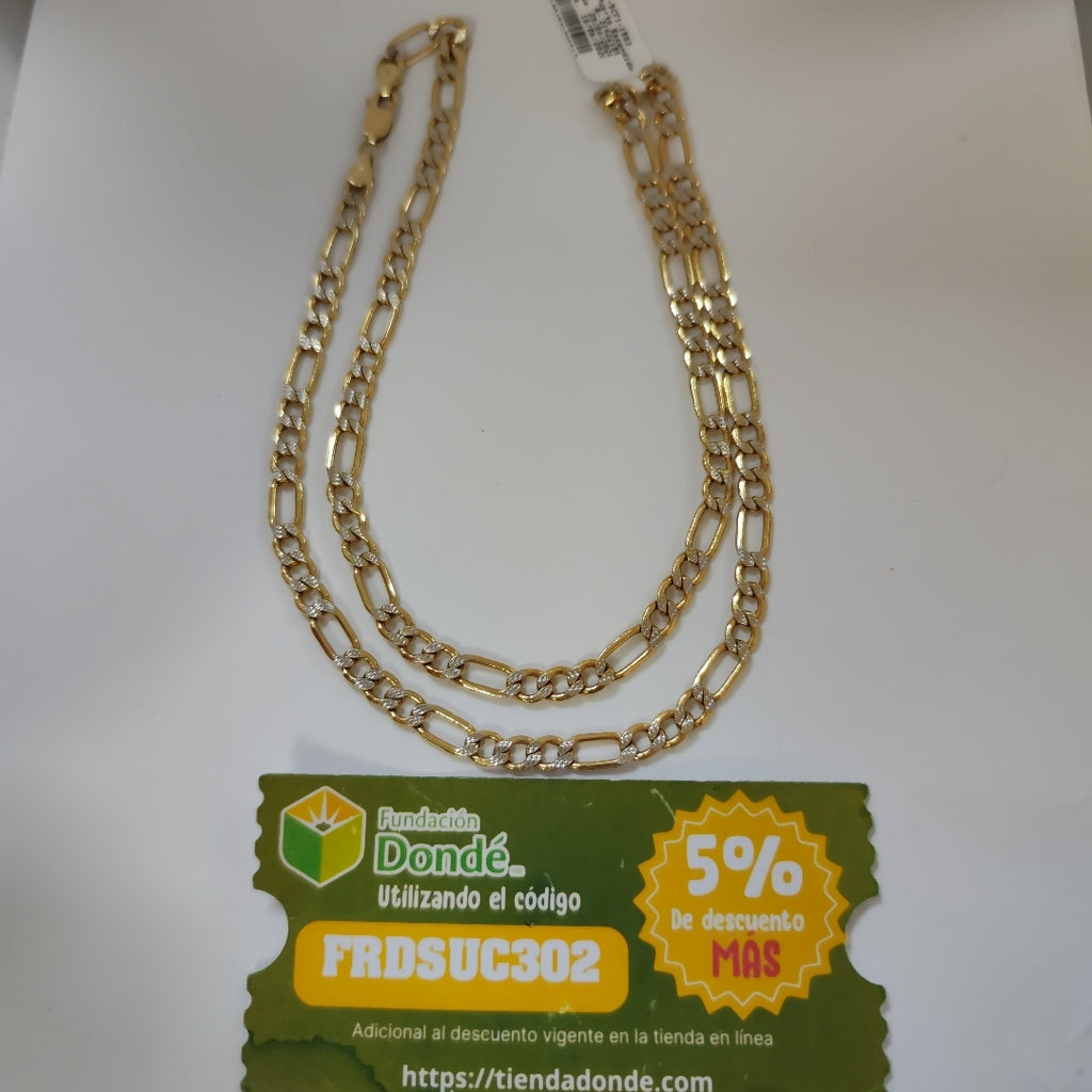 CADENA ORO,RODIADO 14 K 18,40 GRMS (SEMINUEVO)