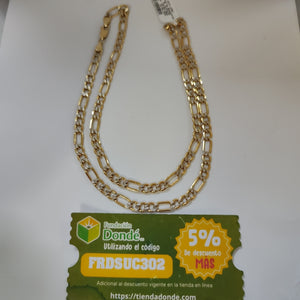 CADENA ORO,RODIADO 14 K 18,40 GRMS (SEMINUEVO)