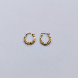 ARRACADAS PAR ORO 14 K 1.2 GRMS (SEMINUEVO)