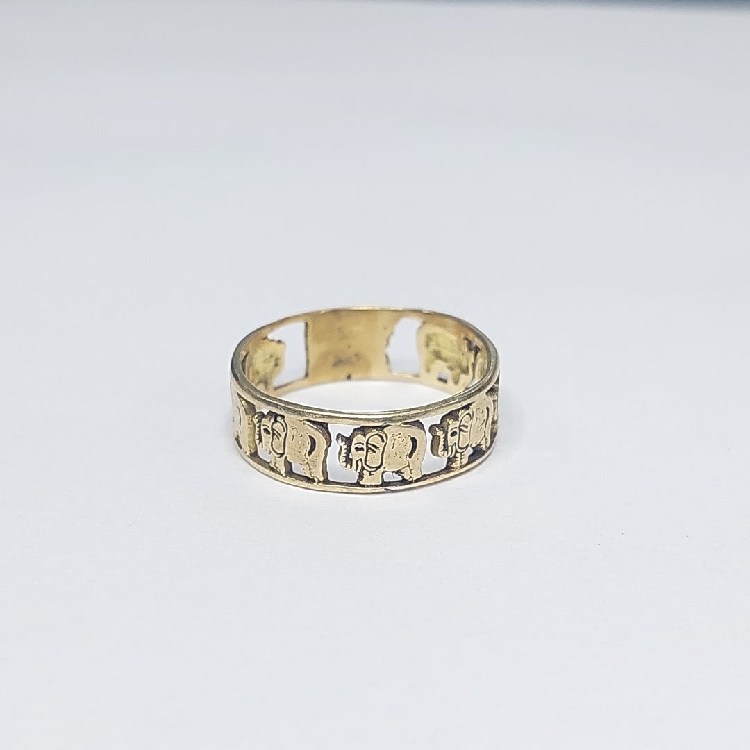 ARGOLLA DE LA SUERTE ORO 14 K 2,60 GRMS (SEMINUEVO)