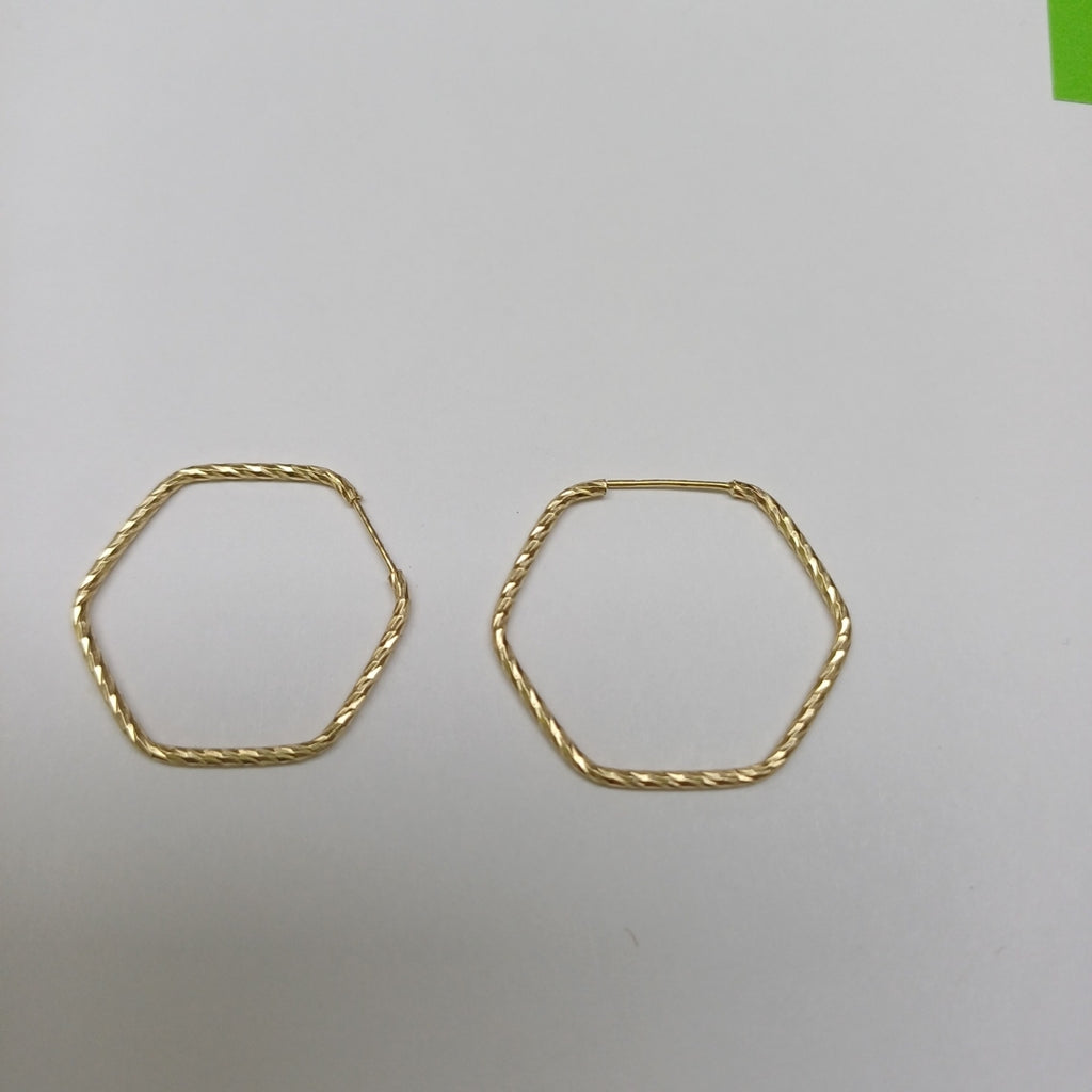 ARRACADAS PAR ORO 14 K 1 GRMS (SEMINUEVO)