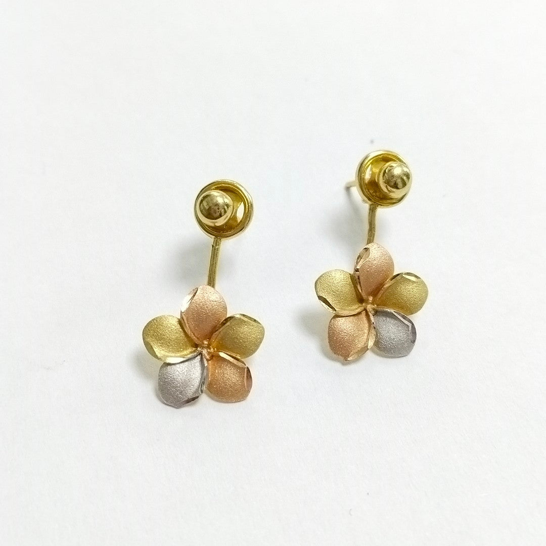 ARETES PAR ORO 14 K 3,00 GRMS (SEMINUEVO)