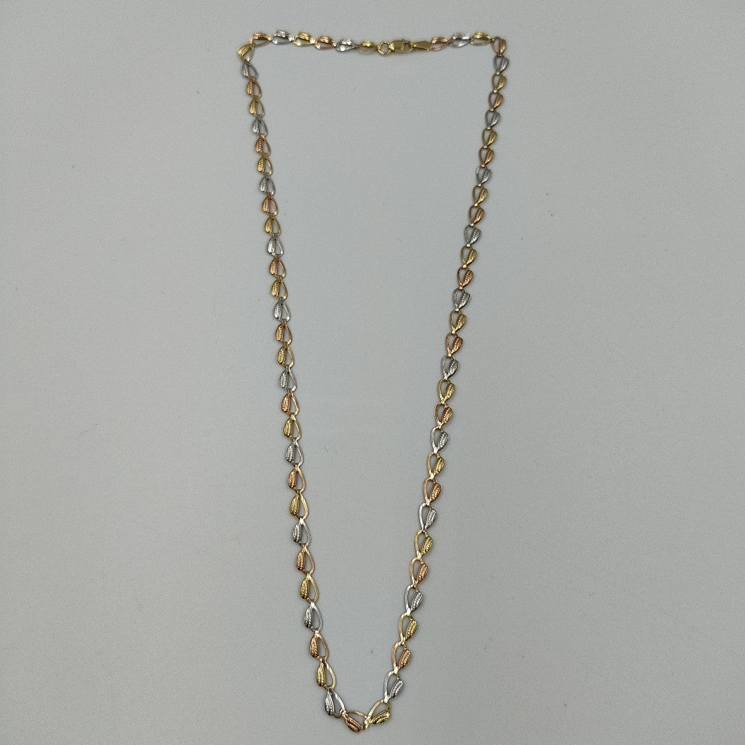 GARGANTILLA ORO,ORO COMBINADO 14 K 4,10 GRMS (SEMINUEVO)