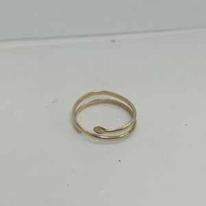 ANILLO ORO 10 K 0,60 GRMS (SEMINUEVO)