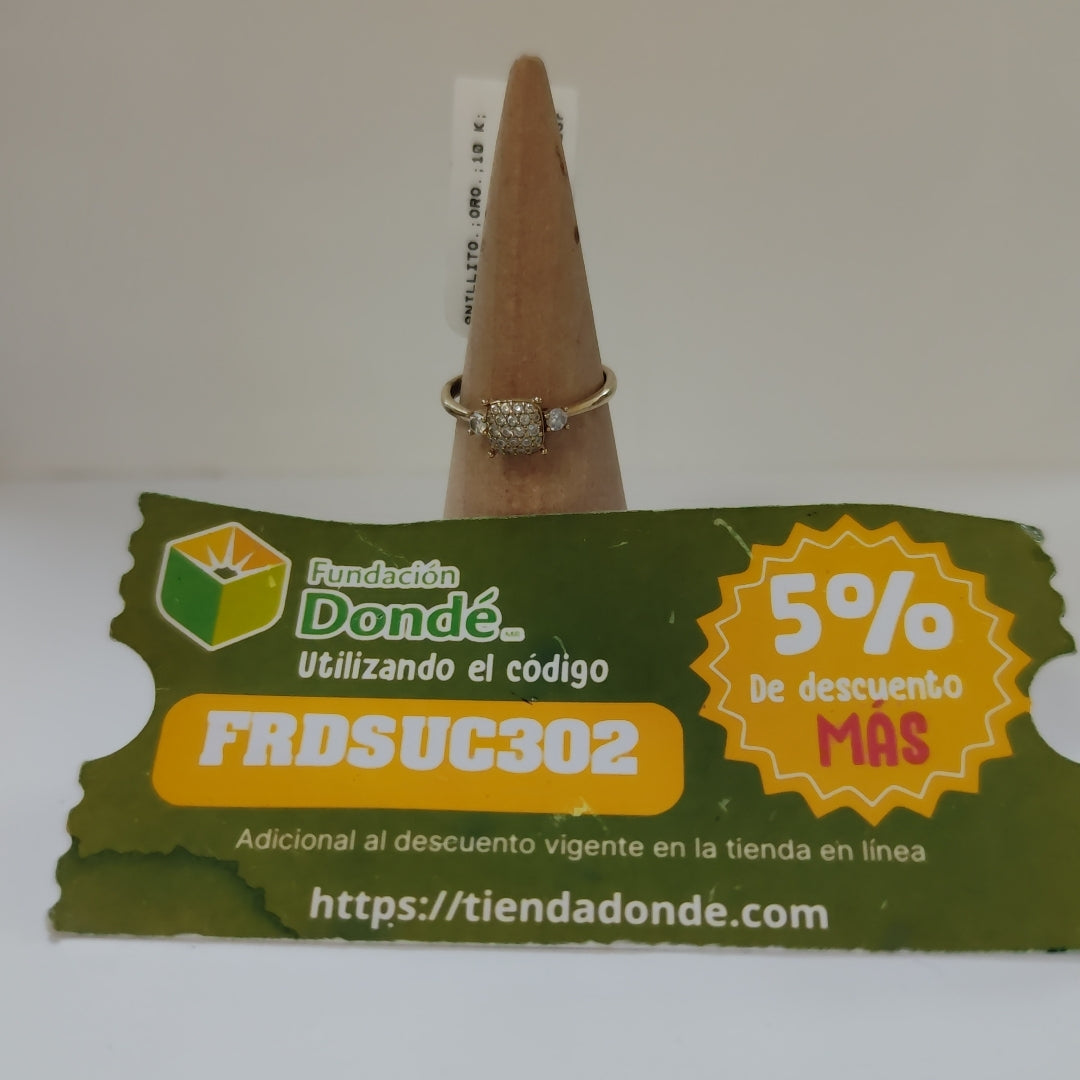 ANILLITO ORO 10 K 1.6 GRMS (SEMINUEVO)