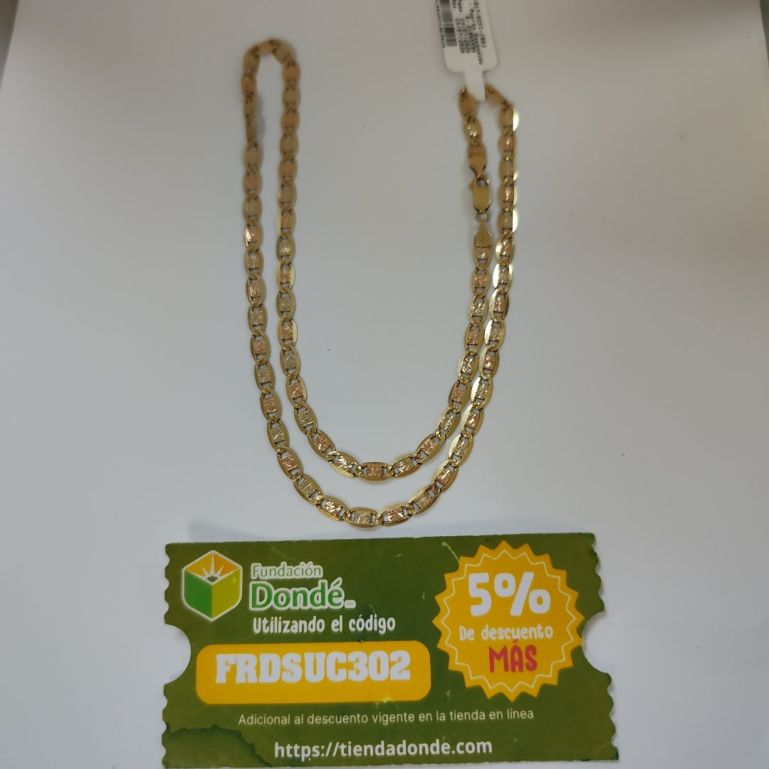 CADENA ORO 14 K 15.5 GRMS (SEMINUEVO)
