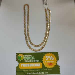 CADENA ORO 14 K 15.5 GRMS (SEMINUEVO)
