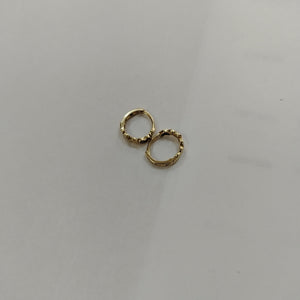 ARRACADAS PAR ORO 14 K 1,00 GRMS (SEMINUEVO)