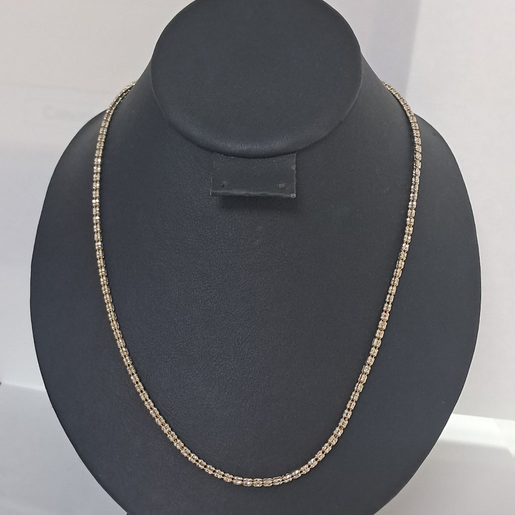 CADENA ORO, ORO COMBINADO 14 K 9.3 GRMS (SEMINUEVO)