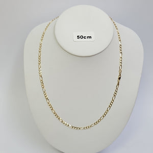CADENAS TEJIDO 3X1 ORO 10K 50 CM 6.4 GR (NUEVO)