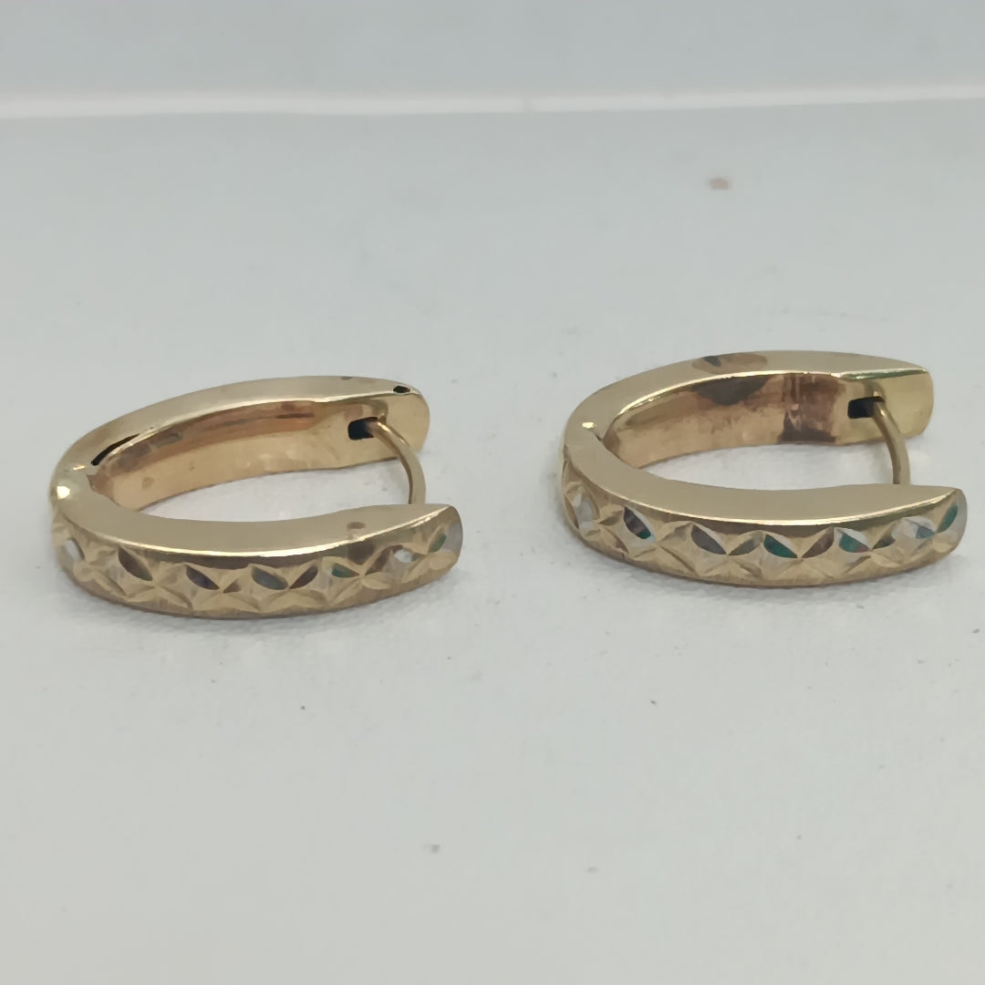 ARETES PAR ORO 14 K 2.3 GRMS (SEMINUEVO)