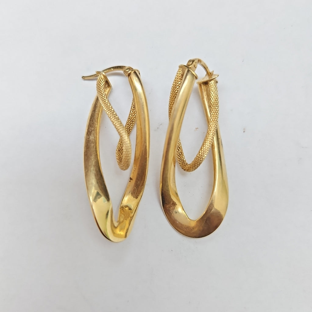 ARETES PAR ORO 14 K 5.1 GRMS (SEMINUEVO)