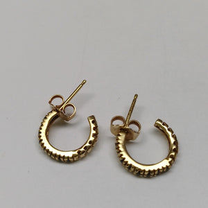 ARRACADAS PAR ORO 14 K 1.7 GRMS (SEMINUEVO)