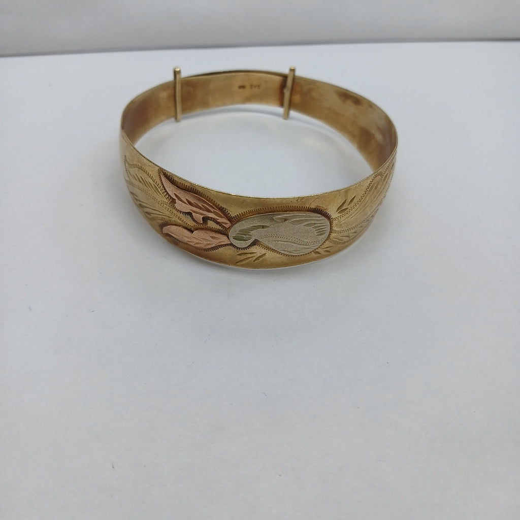 PULSERA RIGIDA ORO 14 K 16.6 GRMS (SEMINUEVO)
