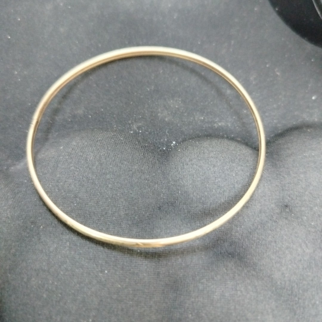PULSERA RIGIDA ORO 10 K 3.3 GRMS (SEMINUEVO)