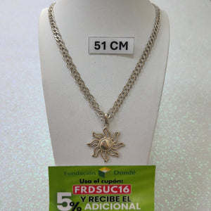 CADENA,DIJE PLATA 17,80 GRMS (SEMINUEVO)