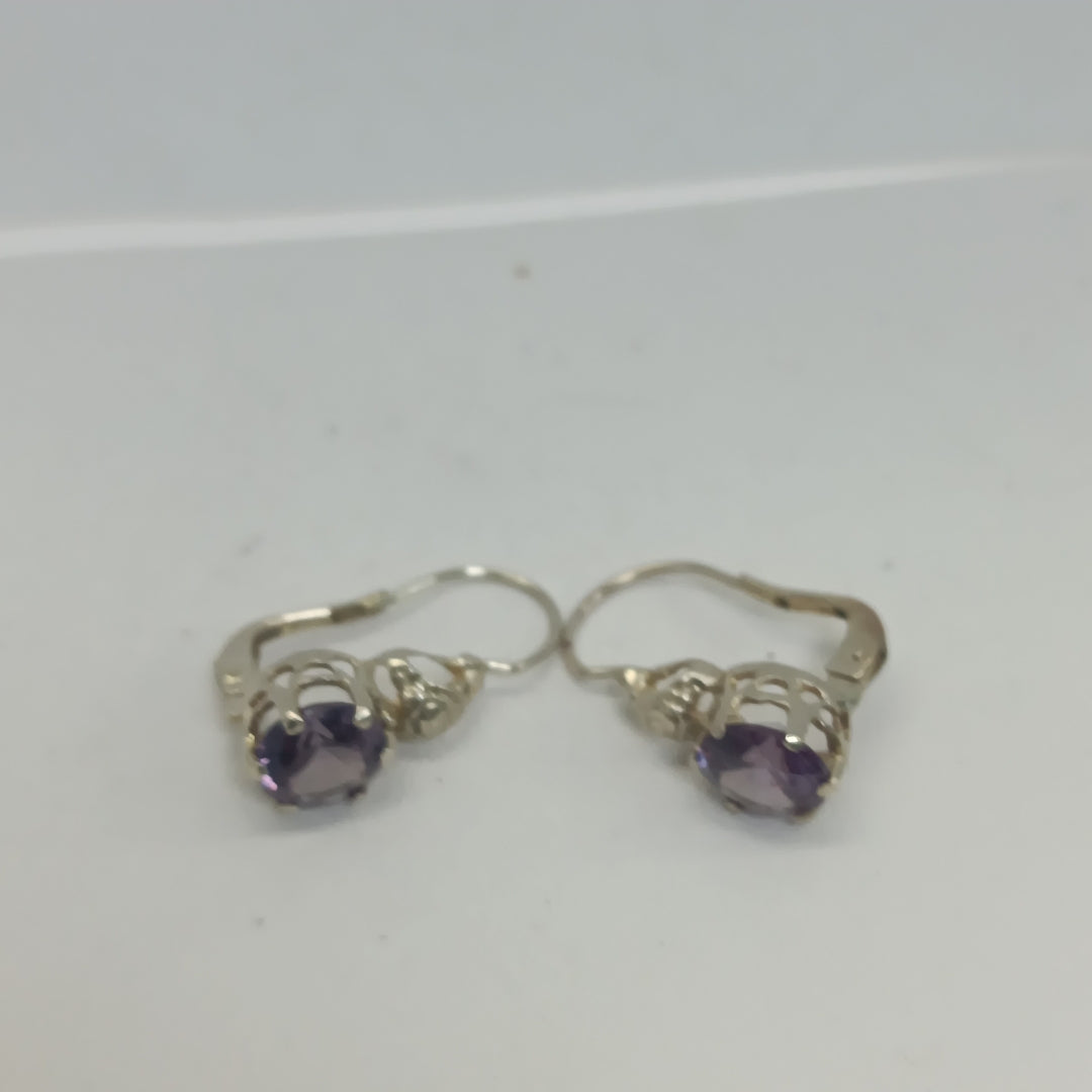 ARETES PAR ORO 8 K 2 GRMS (SEMINUEVO)