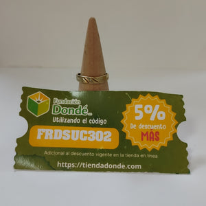 ANILLO ORO 10 K 1.5 GRMS (SEMINUEVO)