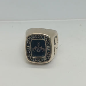 ANILLO DE GRADUACIÓN ORO 8 K 18.4 GRMS (SEMINUEVO)