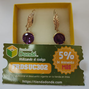 ARETES PAR ORO 10 K 10.1 GRMS (SEMINUEVO)