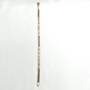 PULSERA ORO, ORO COMBINADO 14 K 5.4 GRMS (SEMINUEVO)