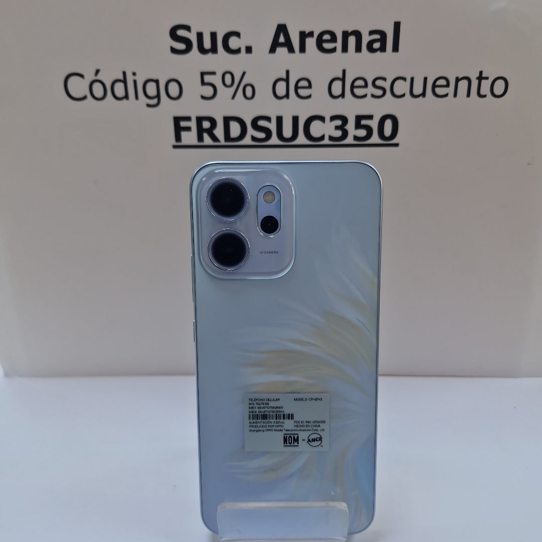CELULAR OPPO RENO 14 F CPH2743 (2025) 256 GB 12 GB RAM (SEMINUEVO)