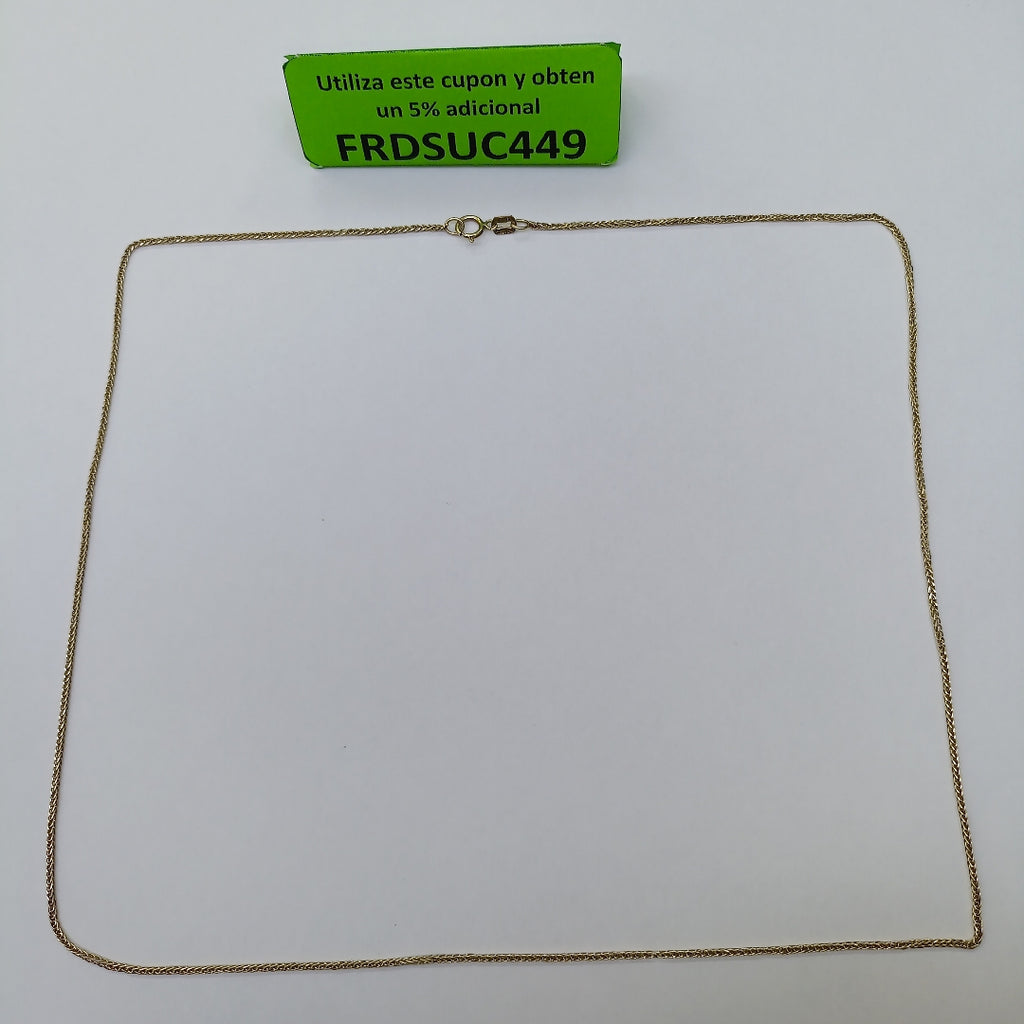 CADENA ORO 14 K 2,90 GRMS (SEMINUEVO)