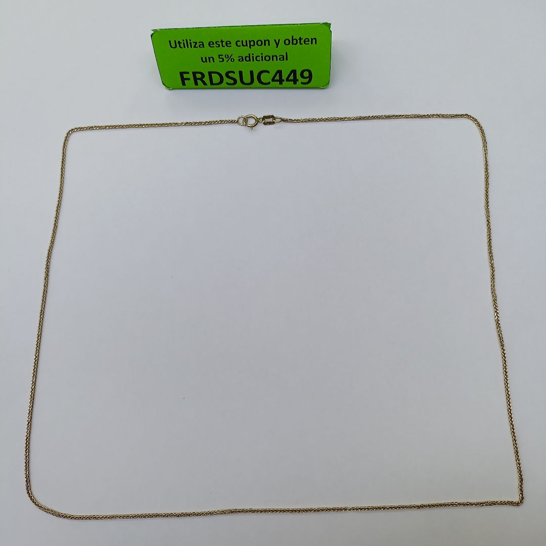 CADENA ORO 14 K 2,90 GRMS (SEMINUEVO)