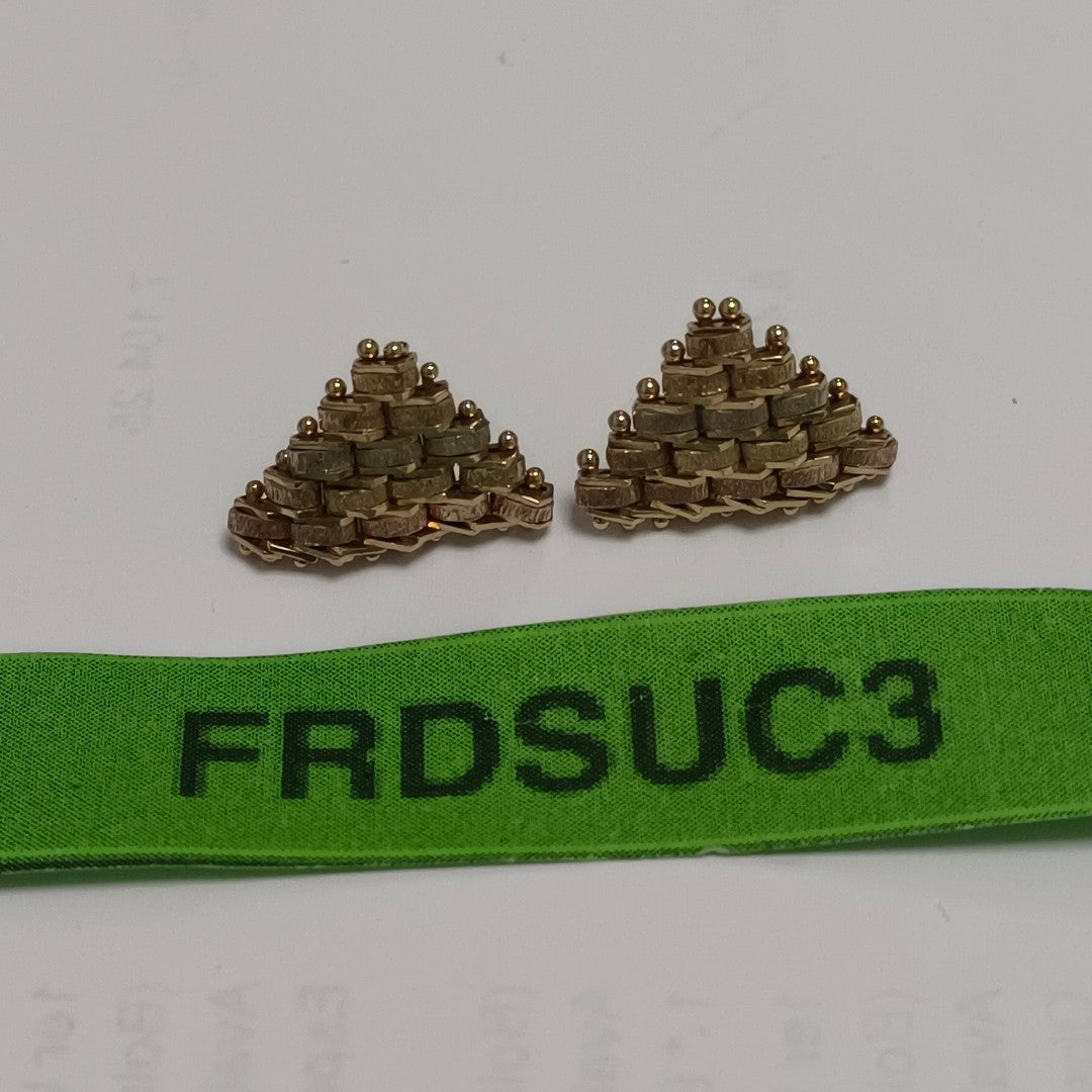 ARETES PAR ORO 14 K 2.7 GRMS (SEMINUEVO)