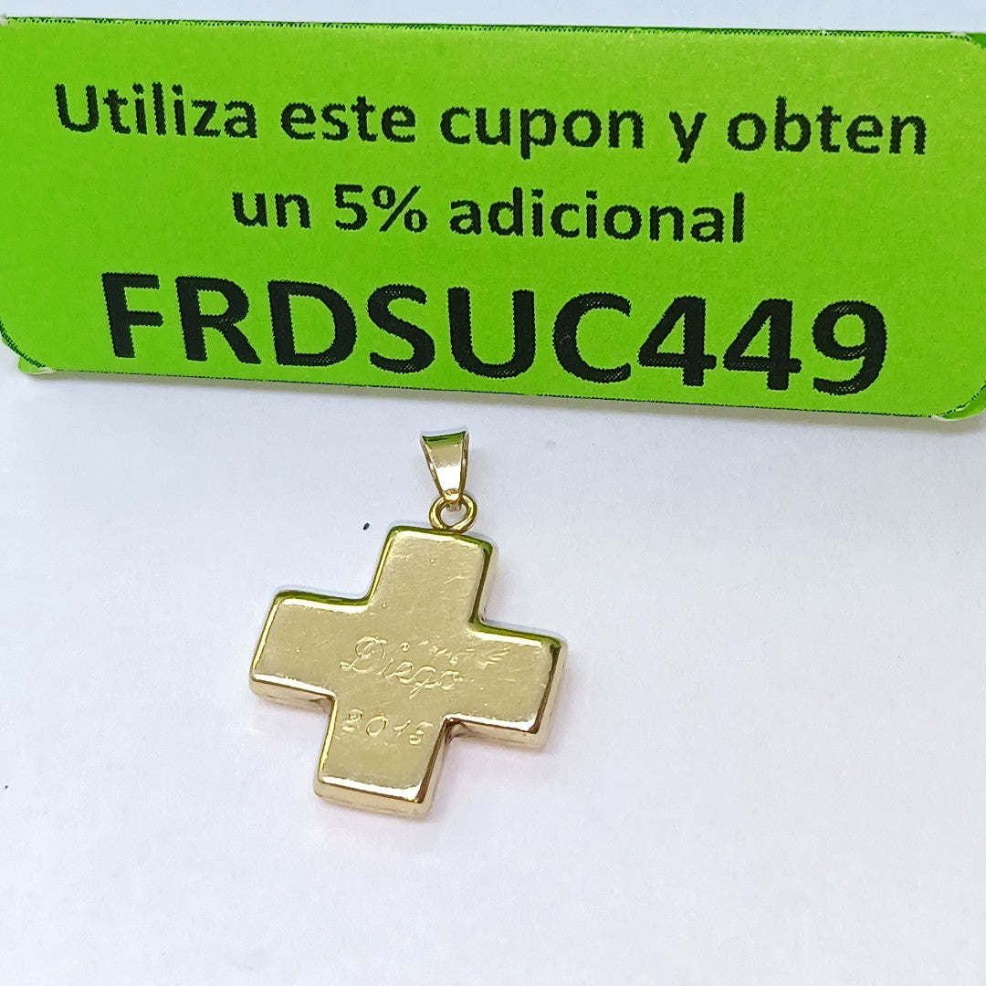 CRUZ, DIJE ORO 12 K 1.4 GRMS (SEMINUEVO)