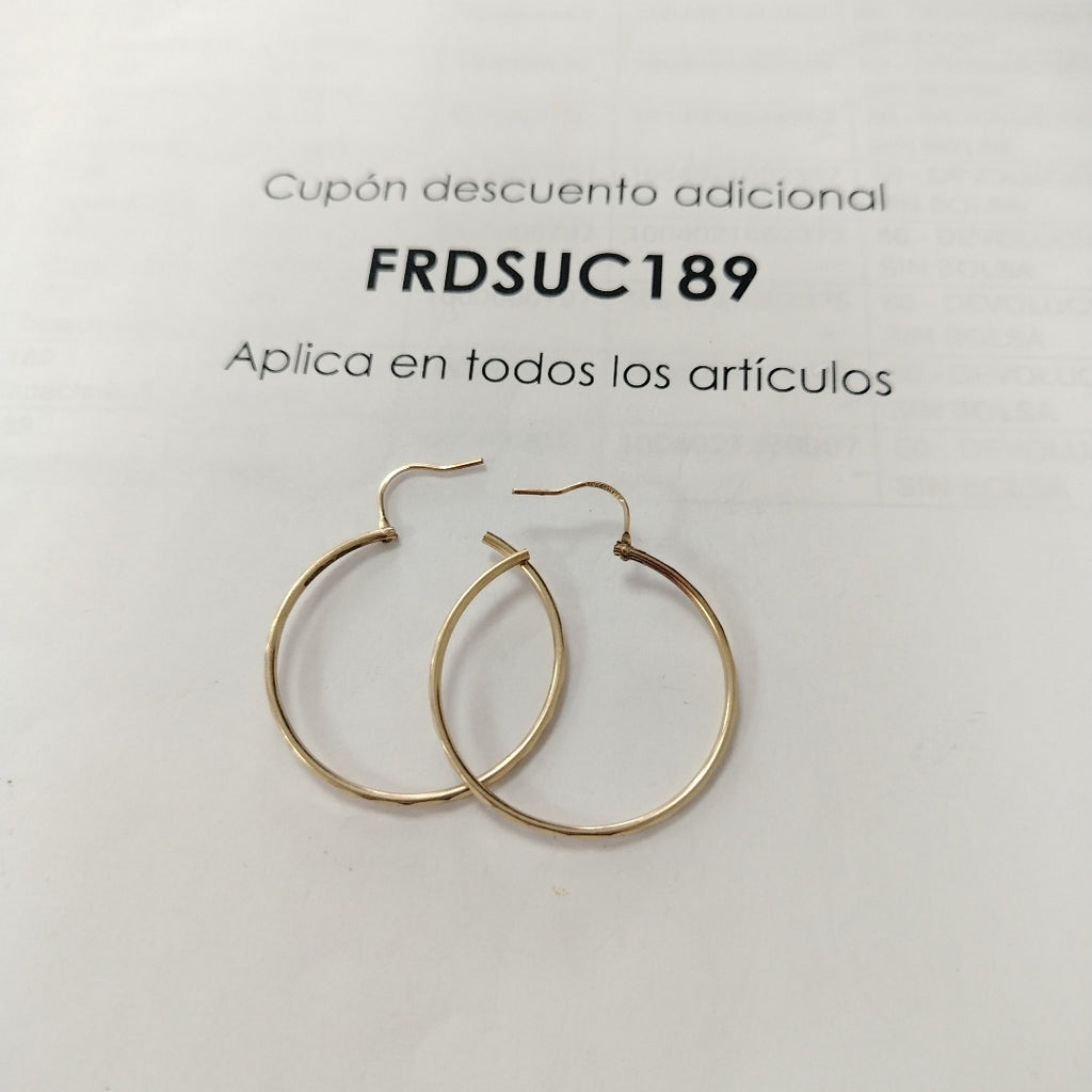ARRACADAS PAR ORO 10 K 1,90 GRMS (SEMINUEVO)