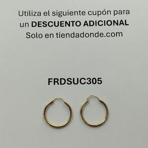 ARRACADAS PAR ORO 8 K 1.1 GRMS (SEMINUEVO)