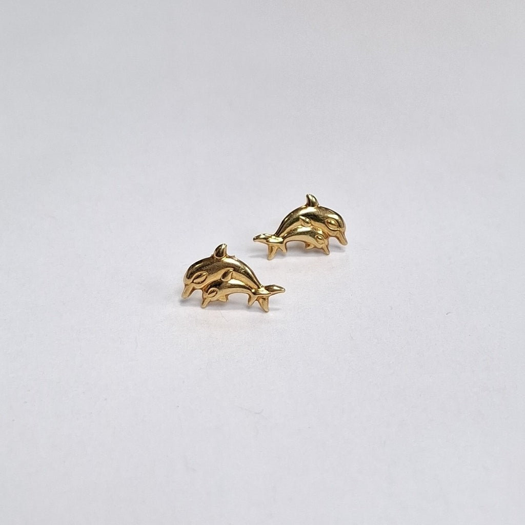 BROQUELES PAR ORO 14 K 1.1 GRMS (SEMINUEVO)