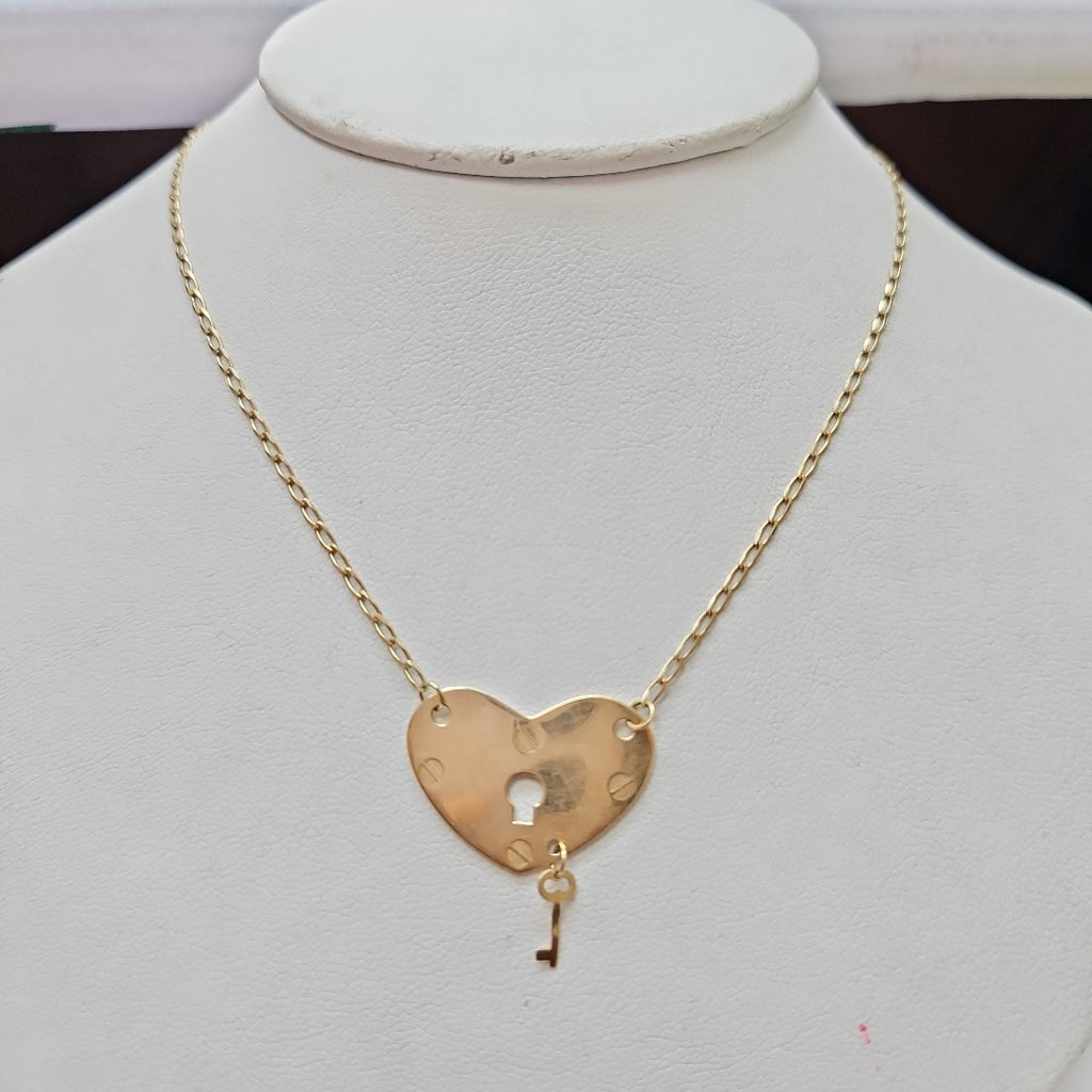 CADENA, DIJE ORO 14 K 2.9 GRMS (SEMINUEVO)