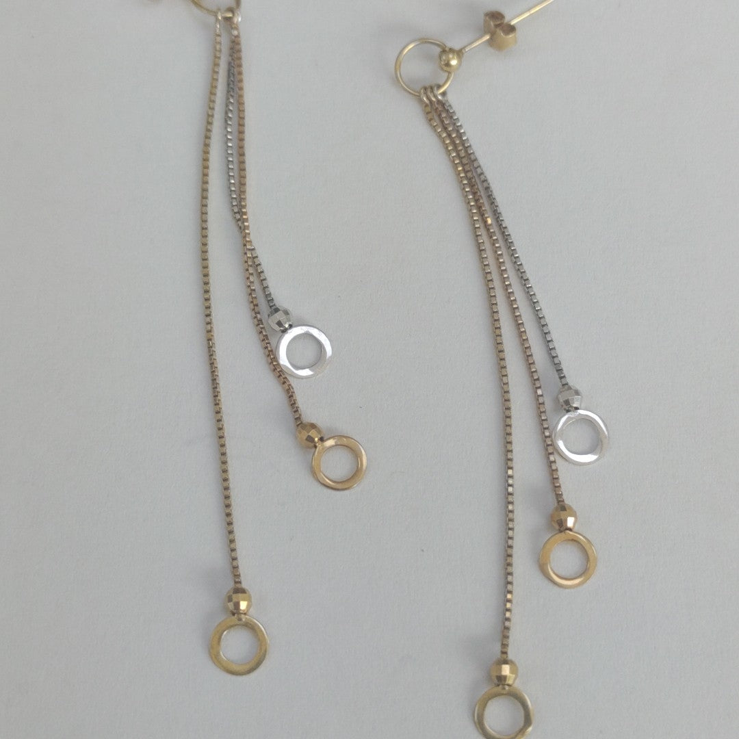 ARETES PAR ORO 10 K 3 GRMS (SEMINUEVO)