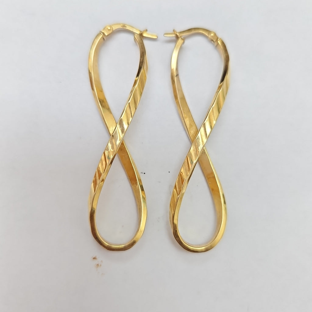 ARETES PAR ORO 14 K 2.3 GRMS (SEMINUEVO)