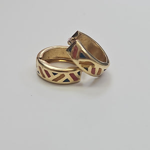 ARRACADAS PAR ORO 14 K 3.2 GRMS (SEMINUEVO)