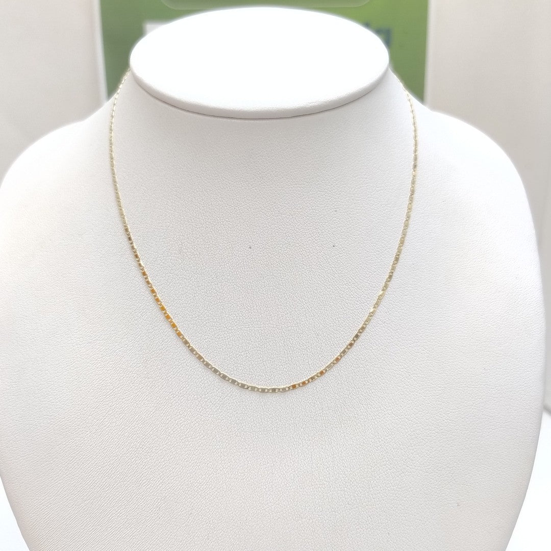 CADENA ORO COMBINADO 14 K 1.4 GRMS (SEMINUEVO)