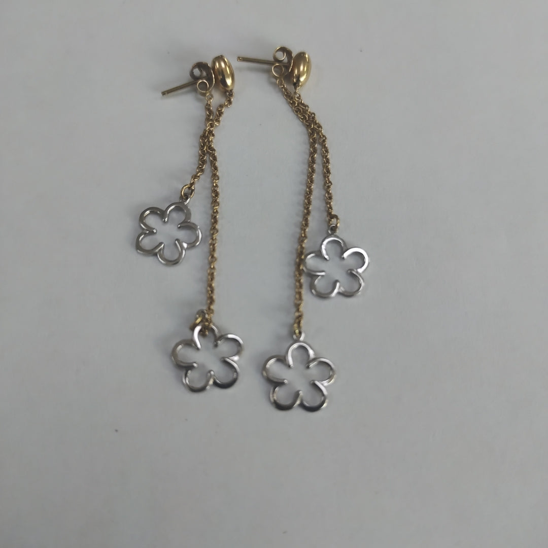 ARETES PAR ORO 10 K 3.7 GRMS (SEMINUEVO)