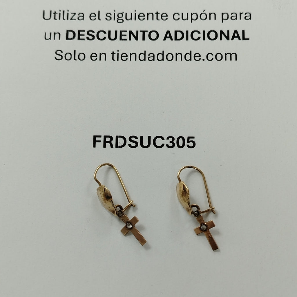 ARETES PAR ORO 8 K 2,60 GRMS (SEMINUEVO)