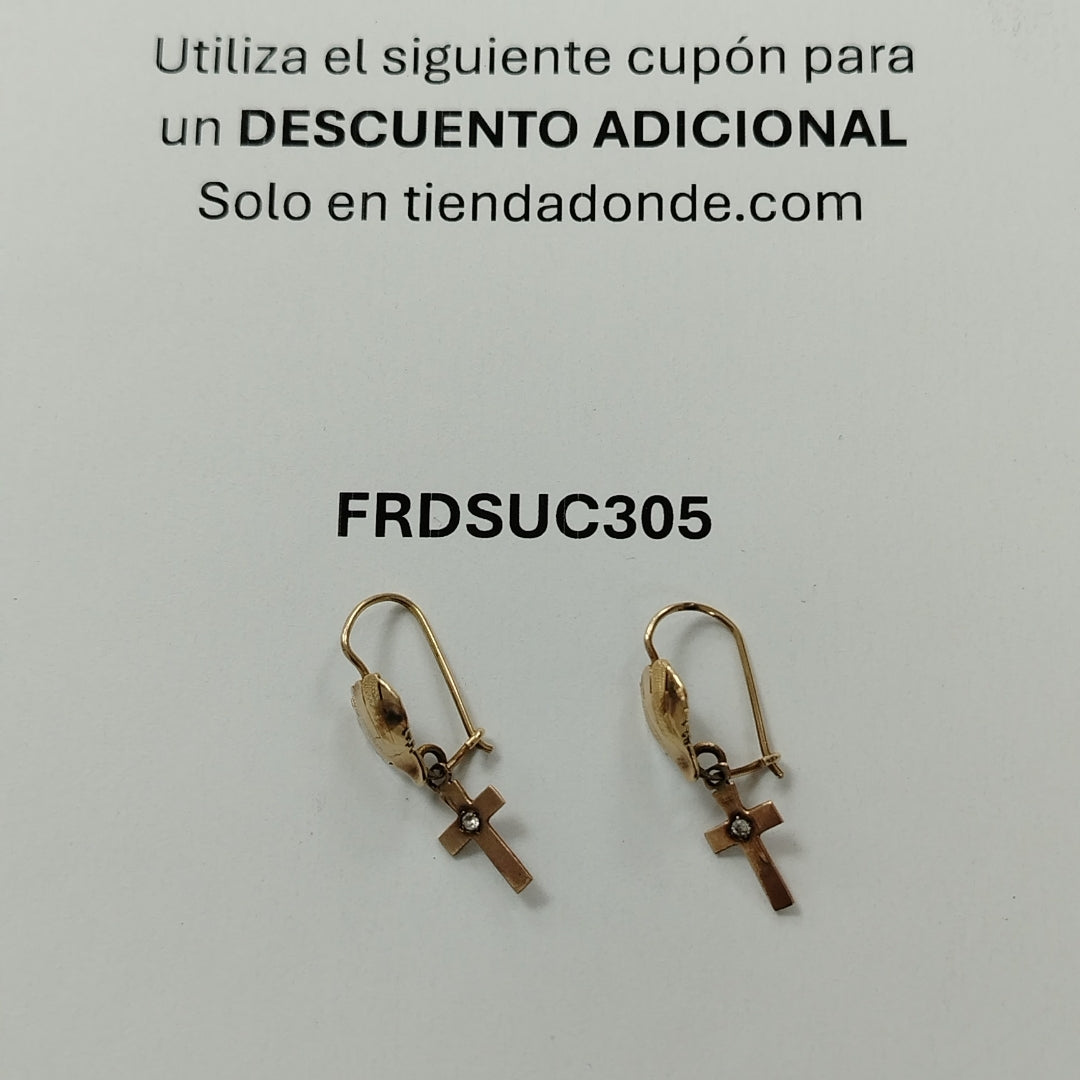 ARETES PAR ORO 8 K 2,60 GRMS (SEMINUEVO)