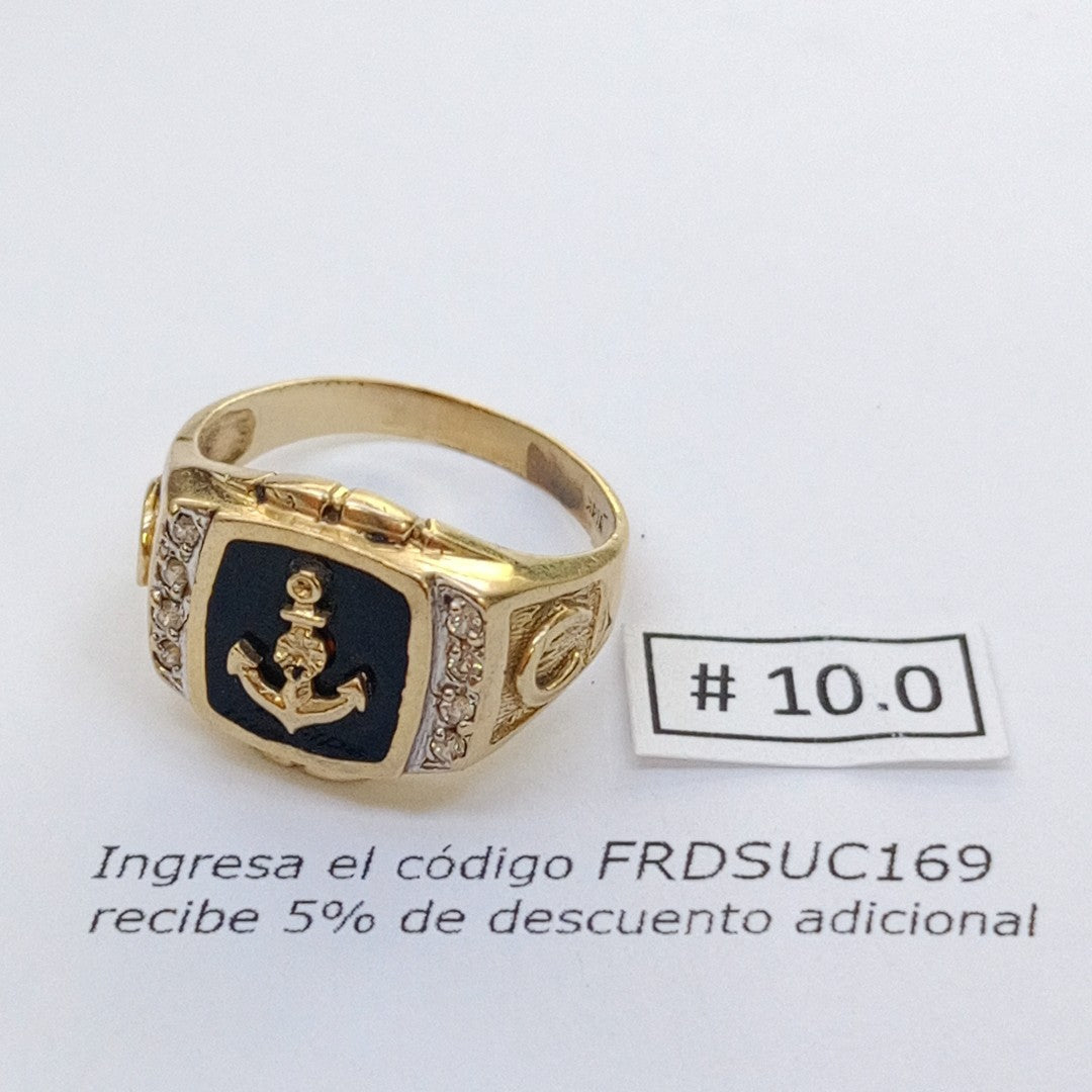 ANILLO ORO 14 K 5.3 GRMS (SEMINUEVO)