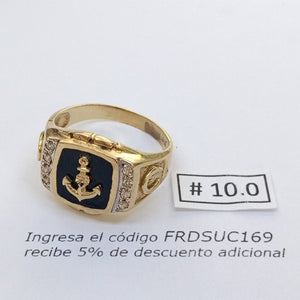 ANILLO ORO 14 K 5.3 GRMS (SEMINUEVO)