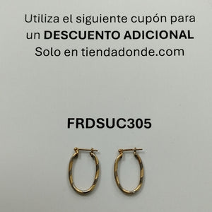 ARRACADAS PAR ORO 14 K 1.4 GRMS (SEMINUEVO)