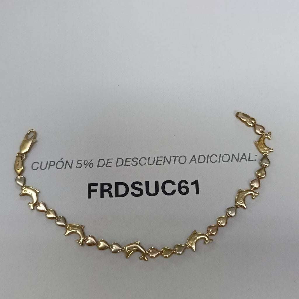 PULSERA ORO 14 K 5.7 GRMS (SEMINUEVO)