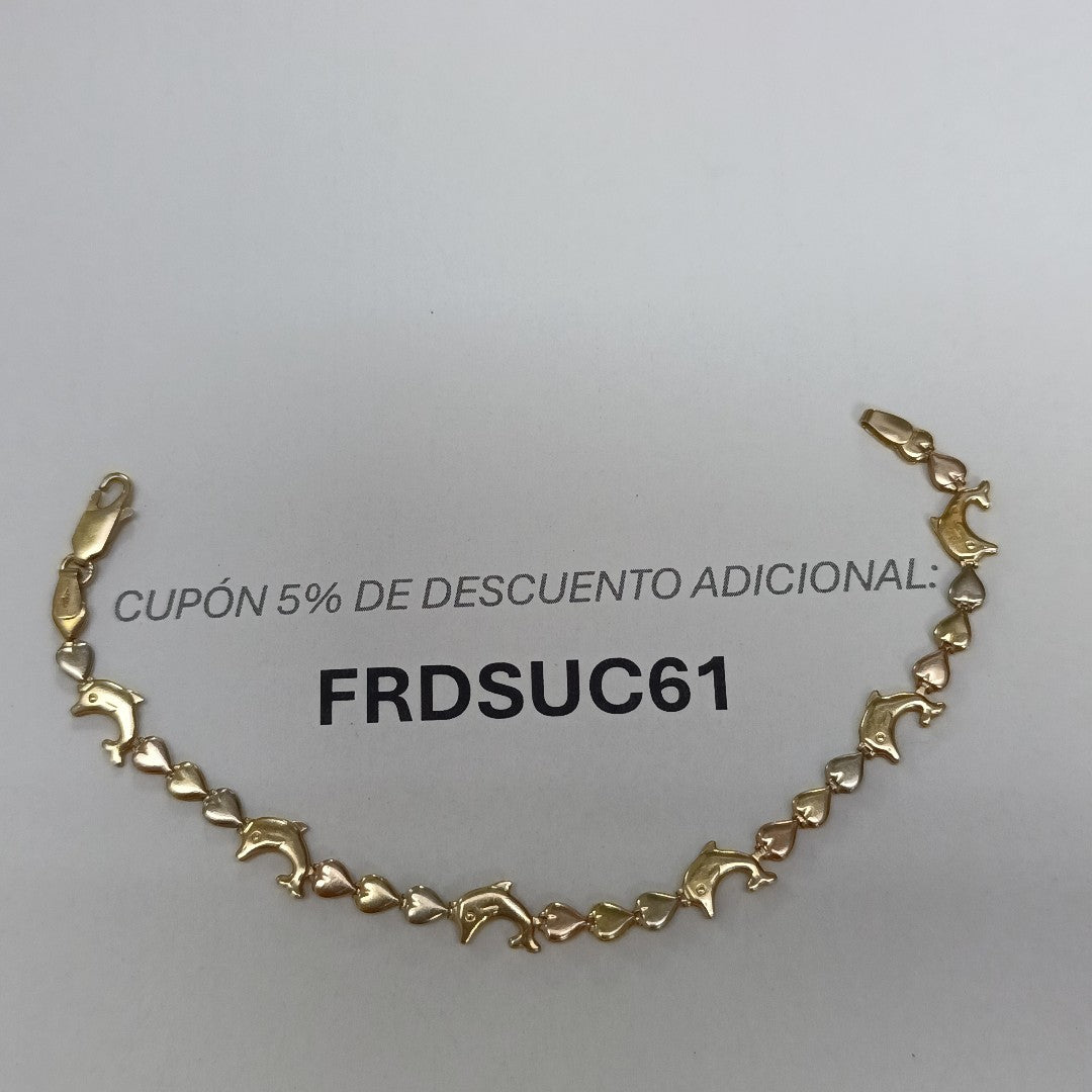 PULSERA ORO 14 K 5.7 GRMS (SEMINUEVO)