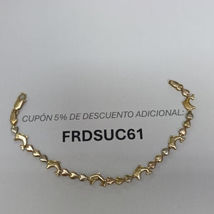 PULSERA ORO 14 K 5.7 GRMS (SEMINUEVO)